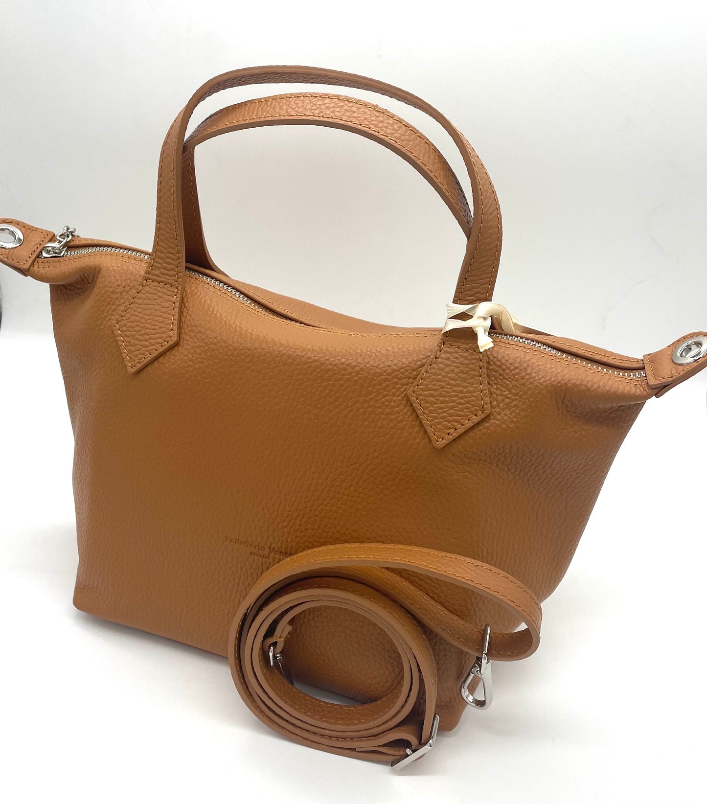 Kleiner Leder shopper Pelletteria Veneta