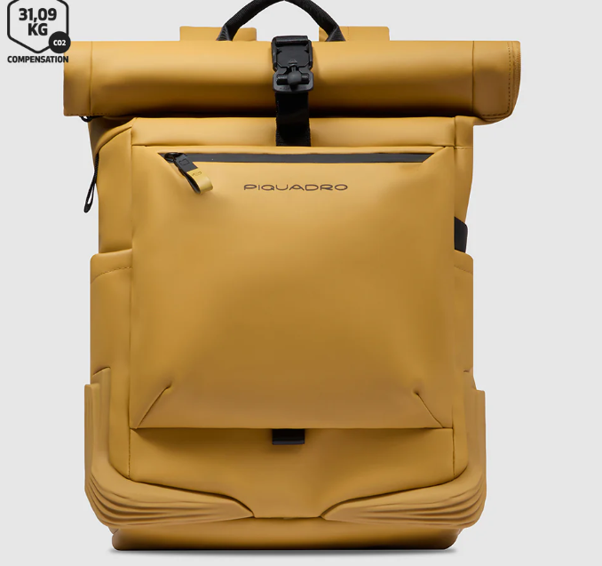 Piquadro Rolltop- Fahrradrucksack für 15,6" Laptop