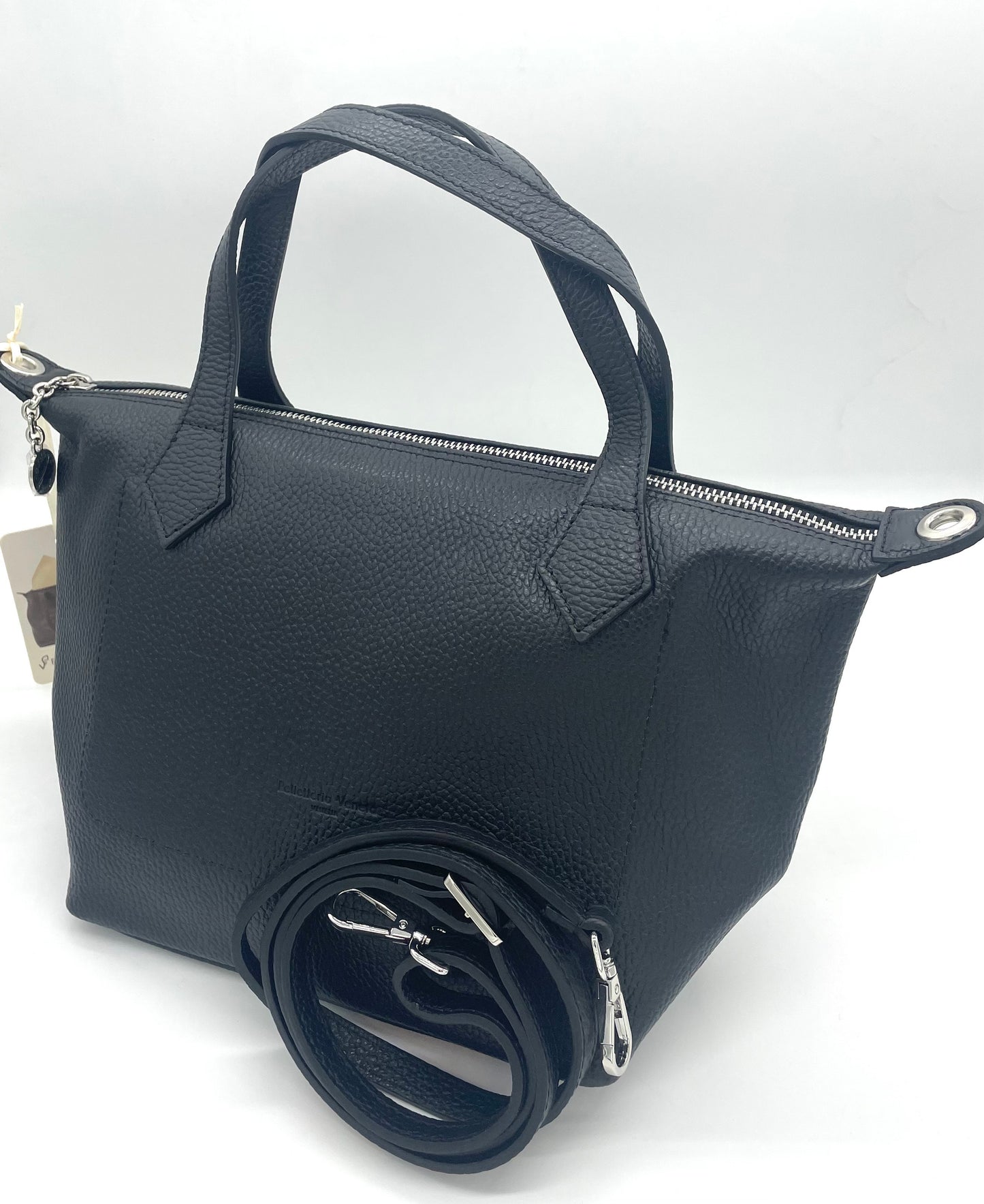 Kleiner Leder shopper Pelletteria Veneta