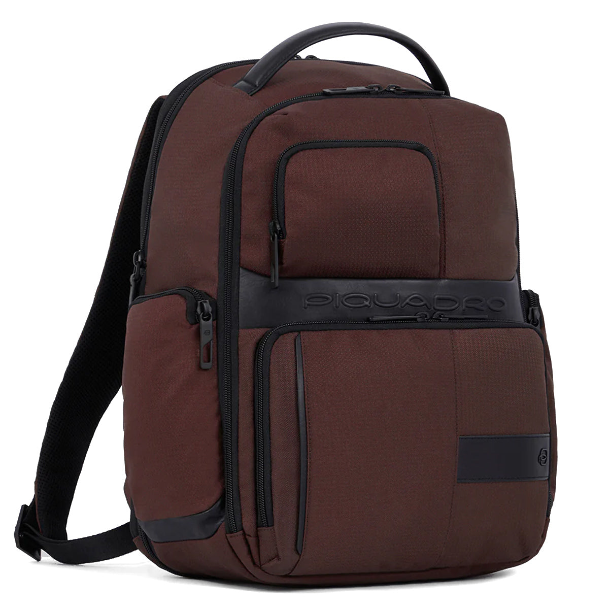 Piquadro Pc Rucksack 15" Nylon/Leder