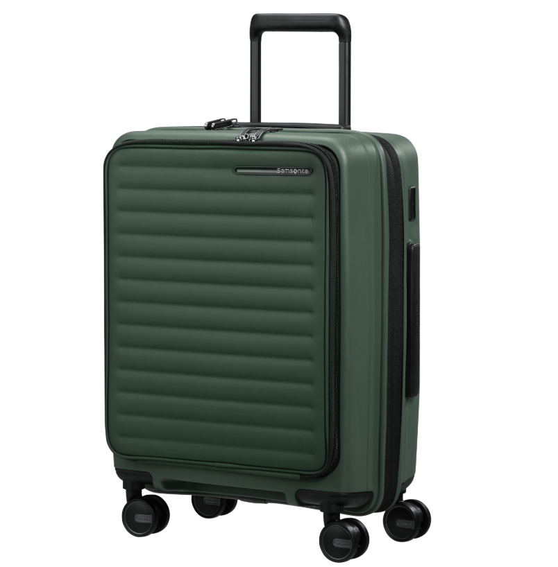 Samsonite Restackd Trolley erweiterbar mit Vortasche