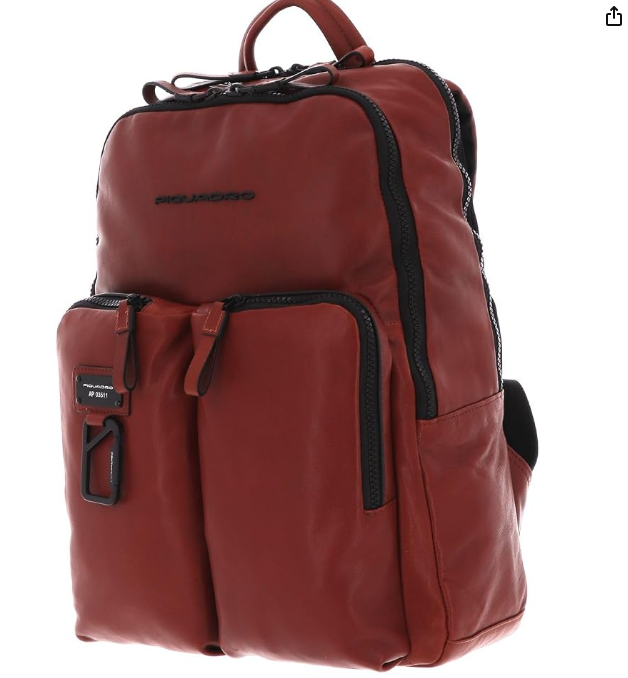 Piquadro Harper Business Rucksack Leder cognac