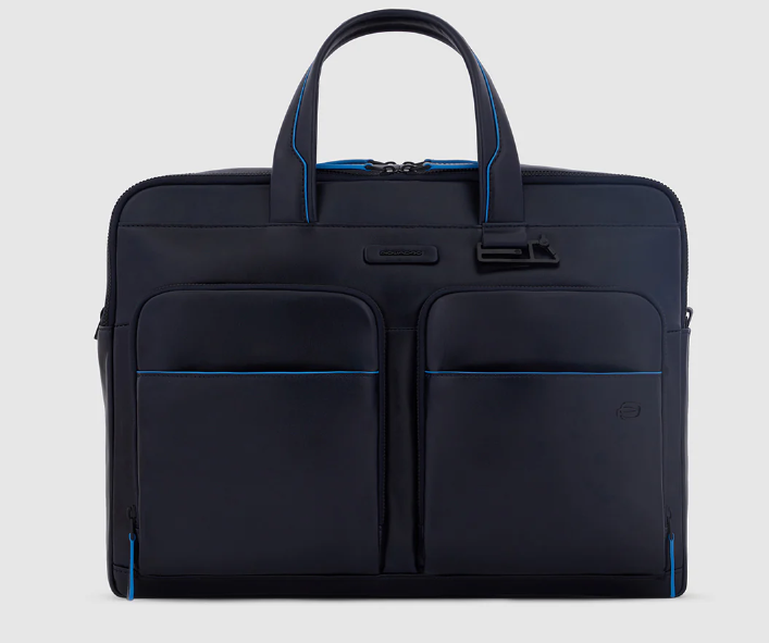 Piquadro Businessbag Blu square 15,6"