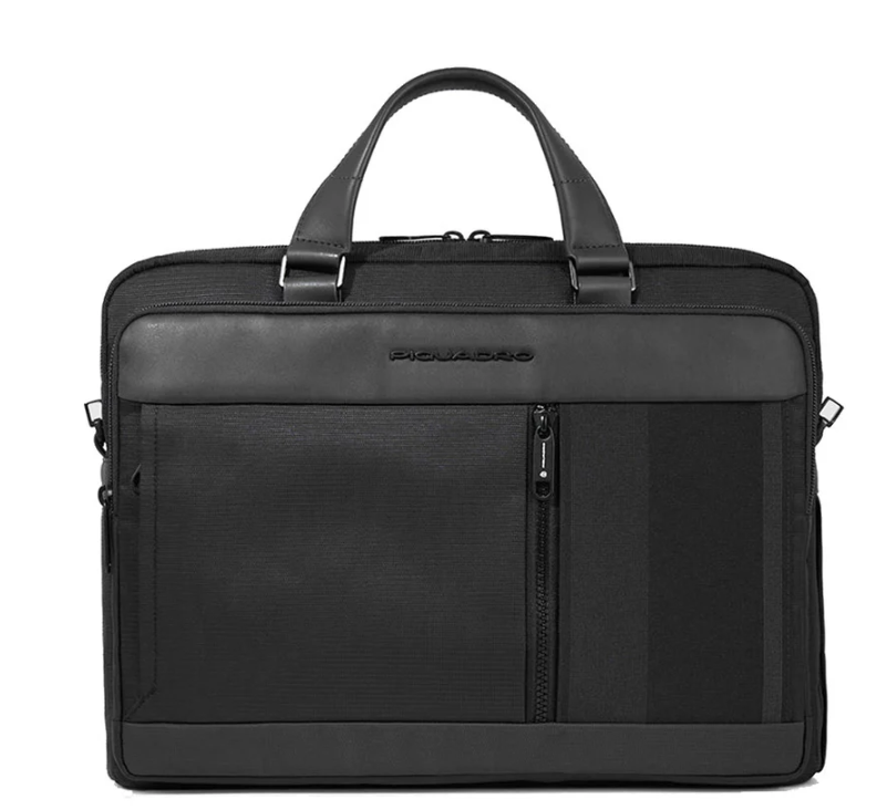 Piquadro Business bag Nylon+Leder 15"