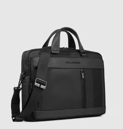 Piquadro Business bag Nylon+Leder 15"